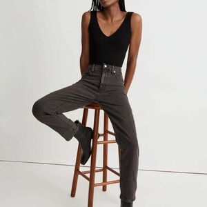 Madewell Perfect Vintage Jean | Black Lunar Wash | Size 25P (Fits like 26/27)